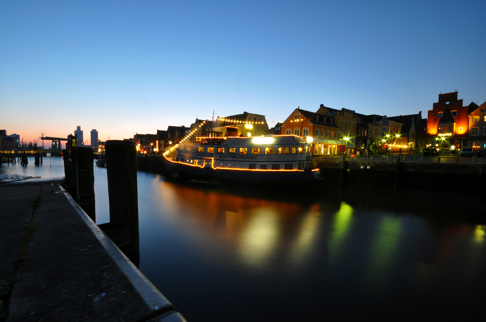 Husum zur Blaue Stunde