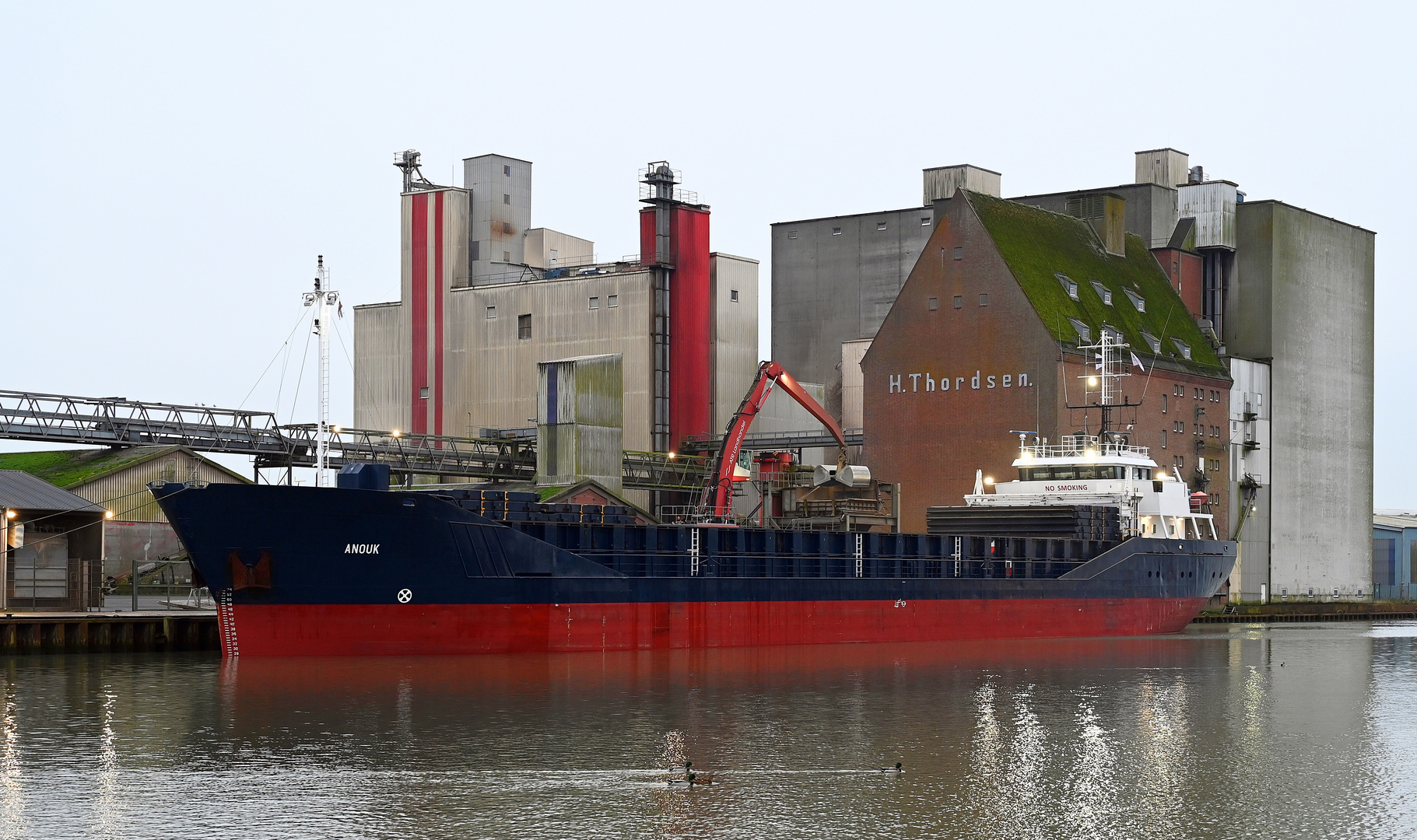 Husumer Außenhafen am 1. Advent 2022.