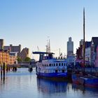 Husumer Binnenhafen am frühen Sommerabend