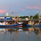 Husumer Fischereihafen am Sommerabend