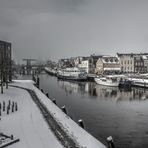 Husumer Hafen im Winter ( ist hier nicht so oft)