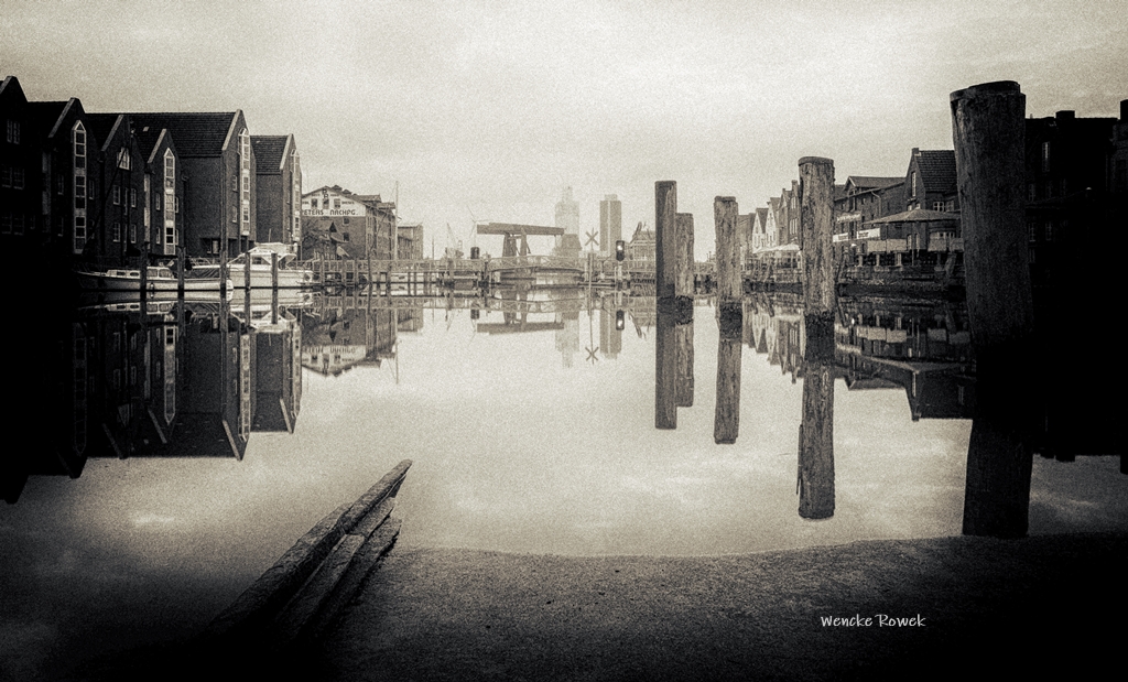 Husumer Hafen (Sepia)