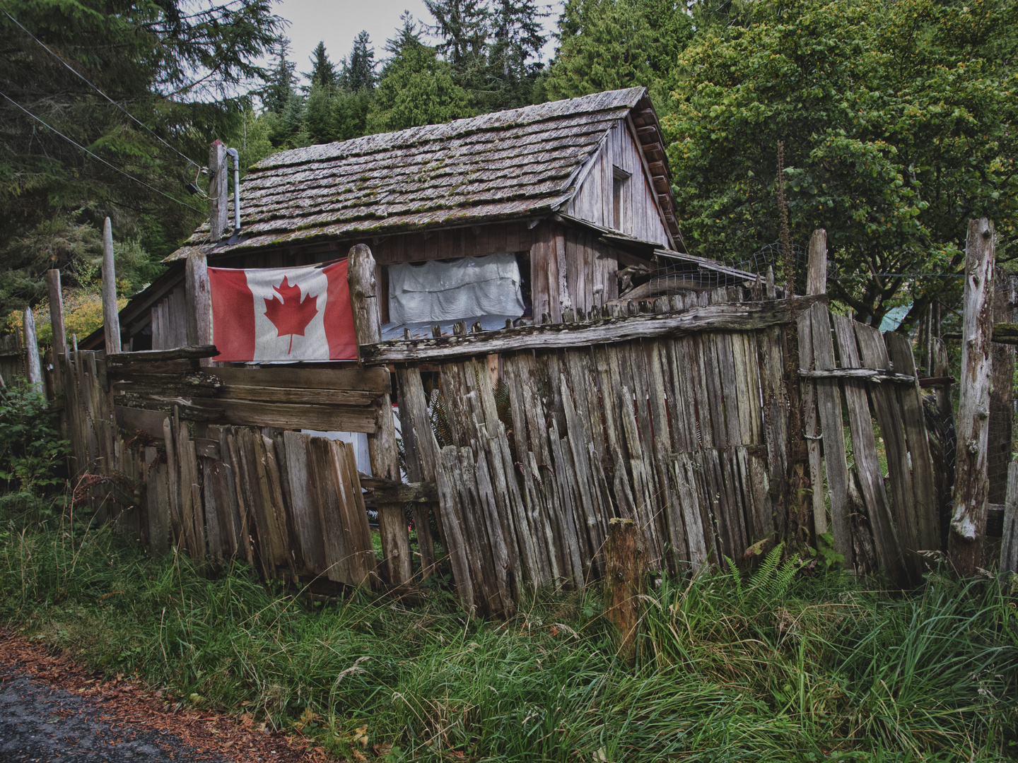 Hut, Malcolm Island, Canada