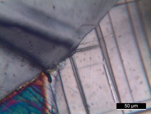 Huttenlocher-Entmischung in Metagabbro aus dem Val d'Ossola, N-Italien