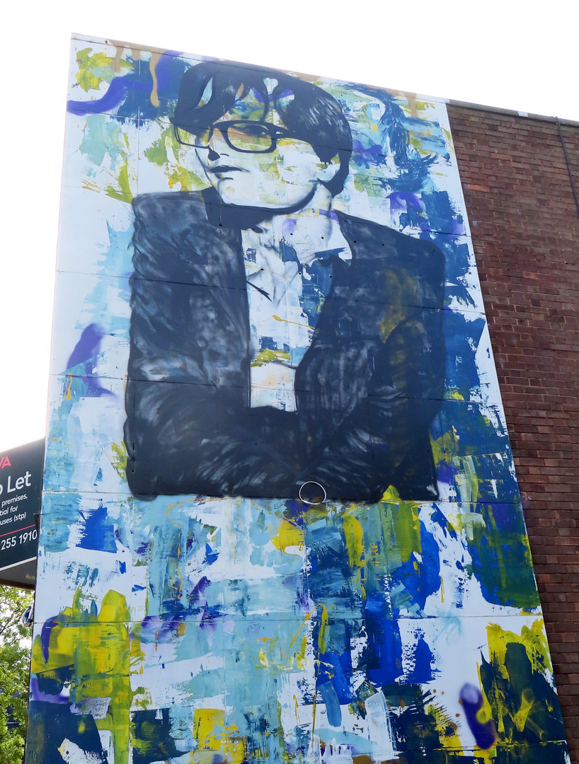 Huyton - Ortszentrum - Stuart Sutcliffe - Graffitti