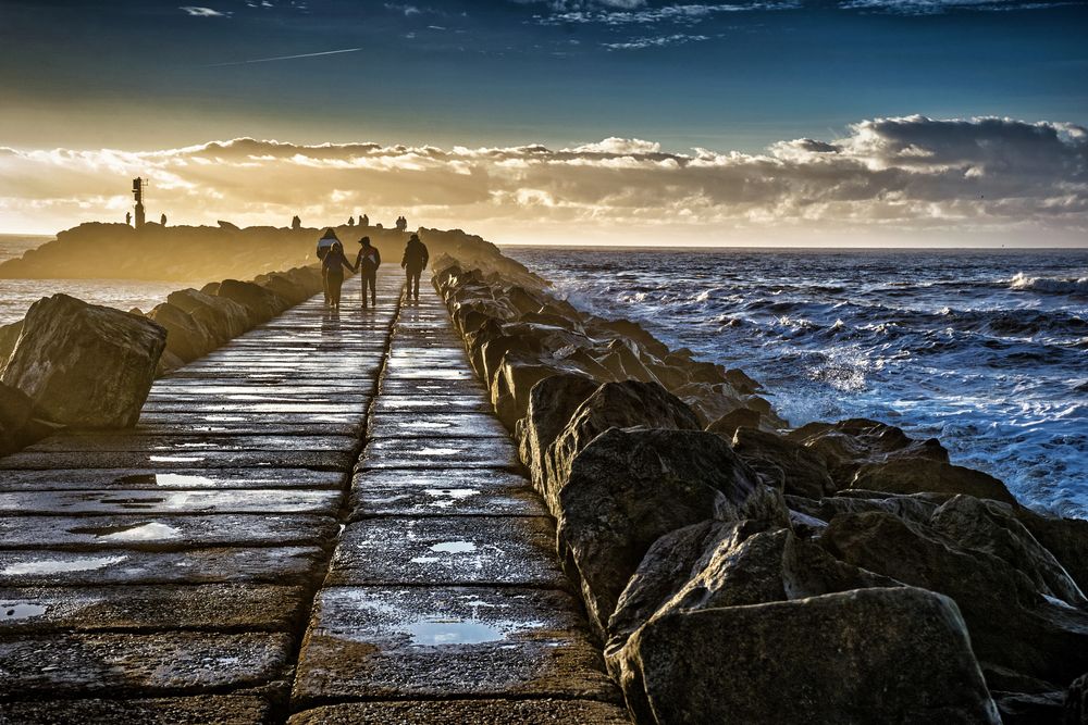 Hvide Sande Dänemark Foto & Bild fotos, himmel, meer Bilder auf