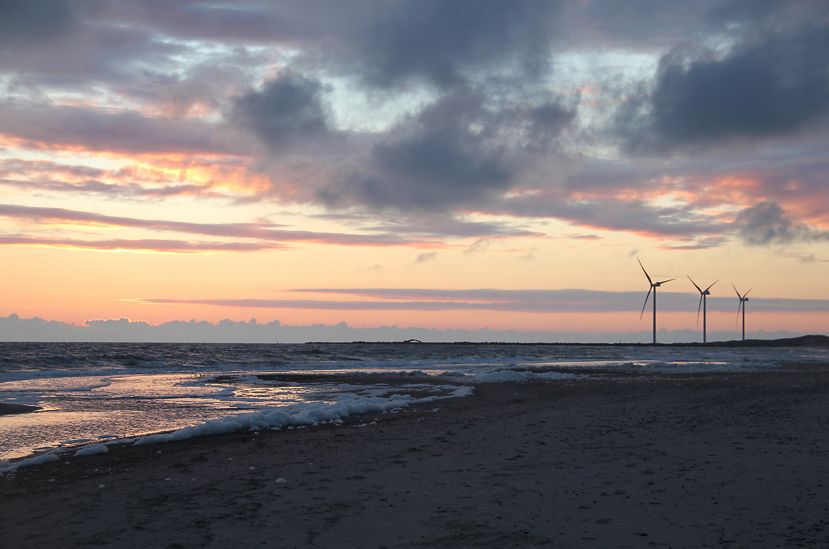 Hvide Sande im Abendlicht