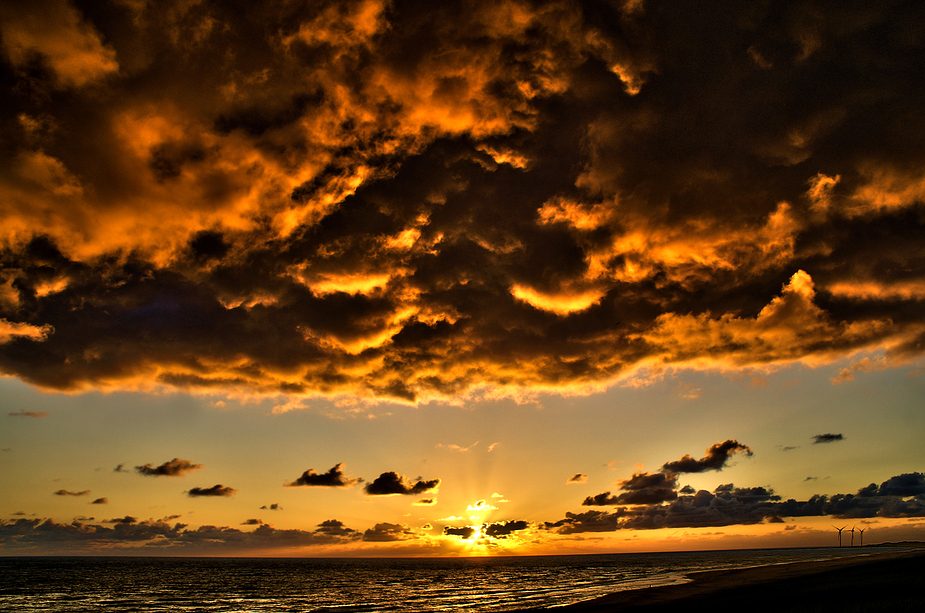 Hvide Sande Sonnenuntergang