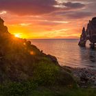 Hvítserkur bei Sonnenaufgang