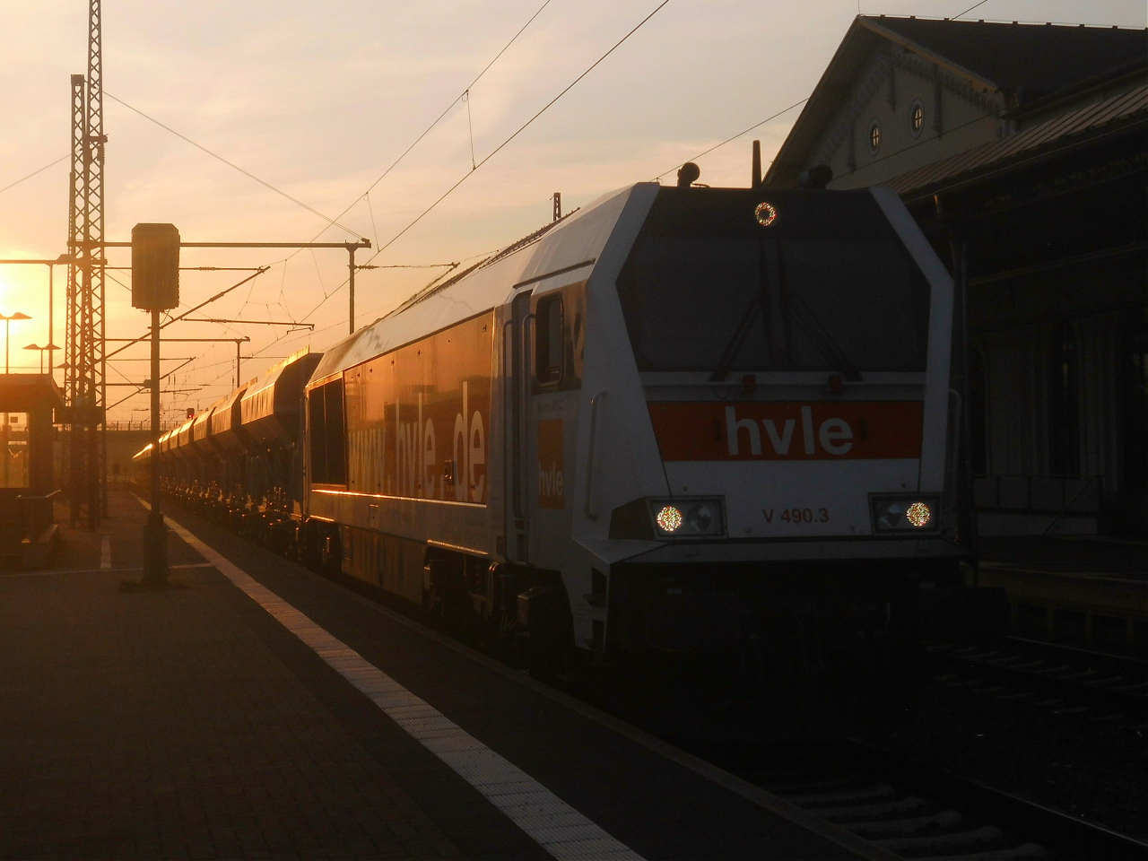 HVLE Kieszug im Nordhäuser Abendlicht 2.