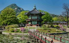 Hwangwonjeong Pavillon im Gyeongbokung Palast