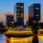 Hyatt Regency Düsseldorf zur blauen Stunde