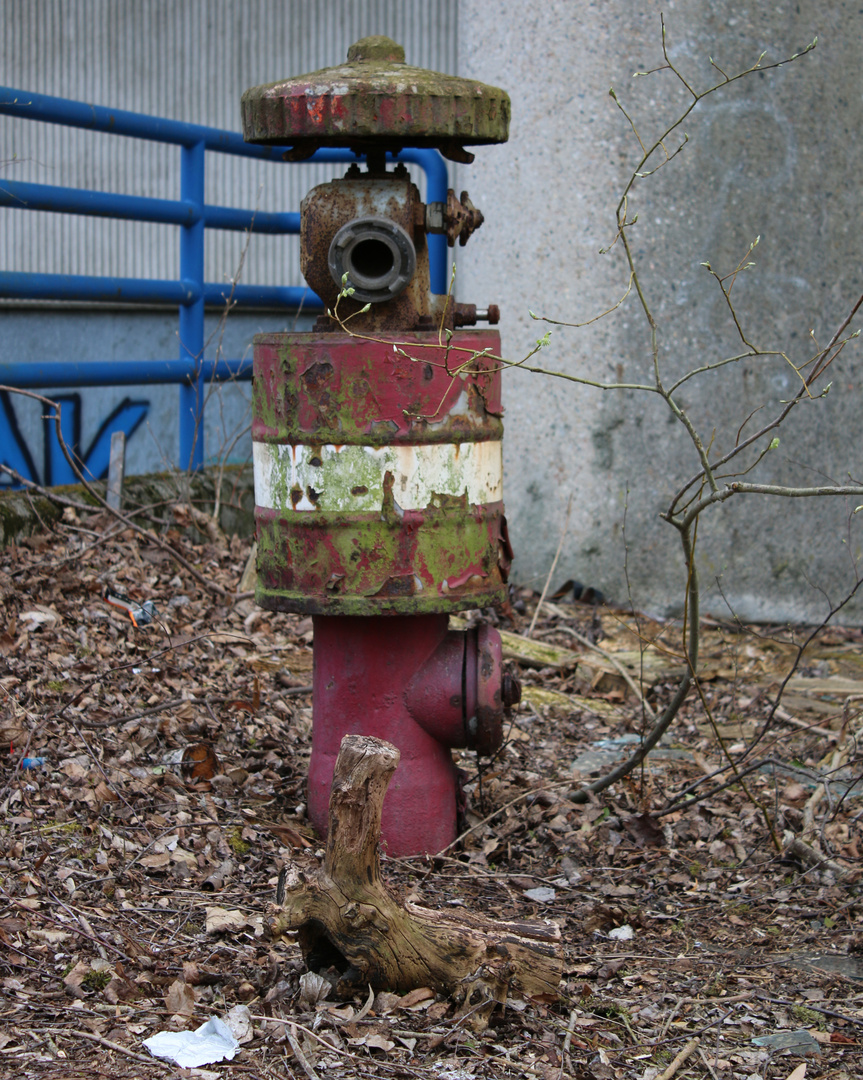 Hydrant außer Betrieb