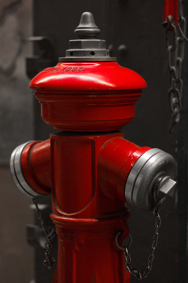 Hydrant im alten Elbtunnel