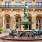 Hygieia-Brunnen im Innenhof des Rathaus von Hamburg