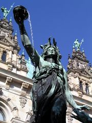 Hygieia-Brunnen Rathaus Hamburg