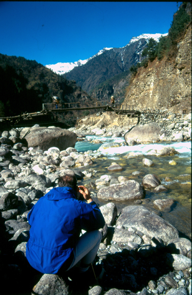 Hymalaya, Khumbu region, Catch the catcher.