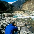 Hymalaya, Khumbu region, Catch the catcher.