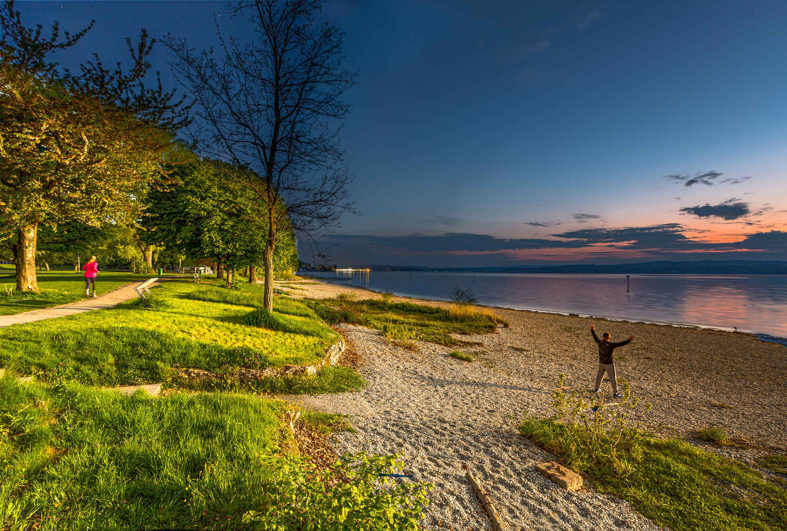 Hyperreale Landschaft am Bodensee