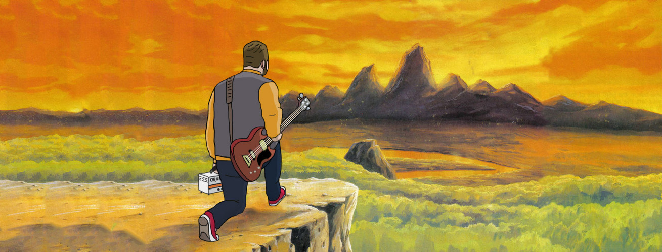 Hyrule Bassist Sunset