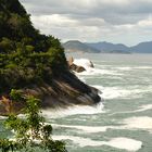 Hysterically acclaimed photo of Sugar Loaf mountain coastline, Rio de Janeiro