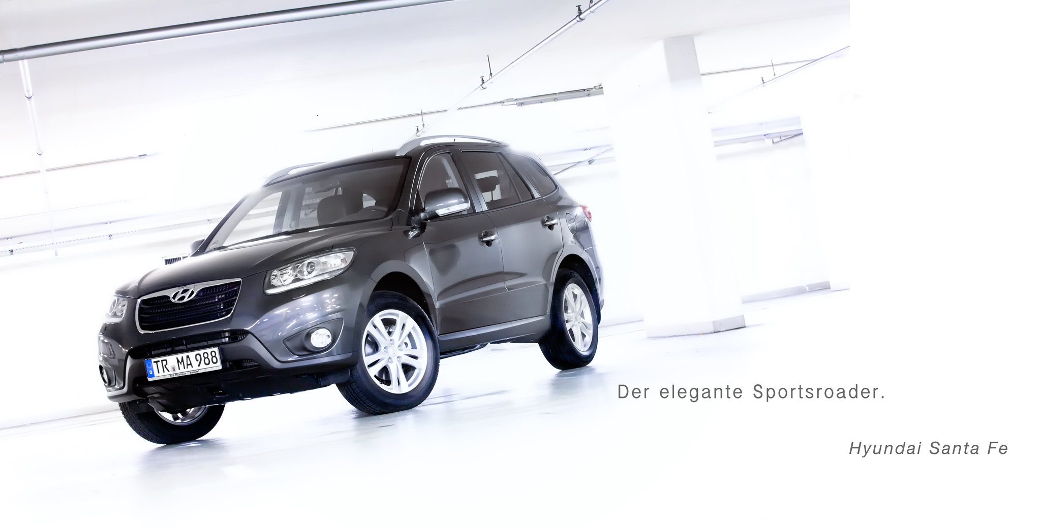 Hyundai Santa Fe Highkey in der Tiefgarage