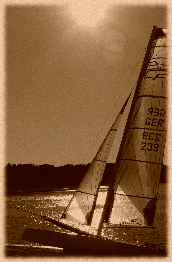 I am sailing