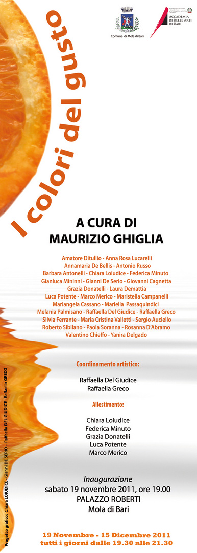 I COLORI DEL GUSTO a cura di MAURIZIO GHIGLIA