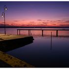 I colori del lago al tramonto