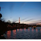 ...i colori del tramonto di Parigi
