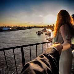  I Follow You: Hafen / Landungsbrücken (von der Elbphilharmonie)