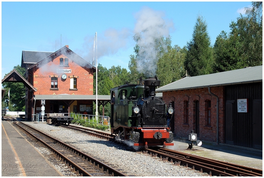 I-K Nr. 54 im Bahnhof Bertsdorf