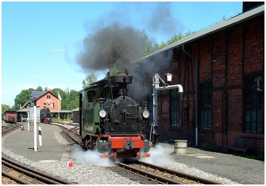 I-K Nr. 54 und IV-K Nr. 145 im Bahnhof Bertsdorf