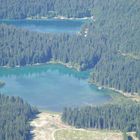 I laghi Inferiore e Superiore di Fusine visti dal Mangart