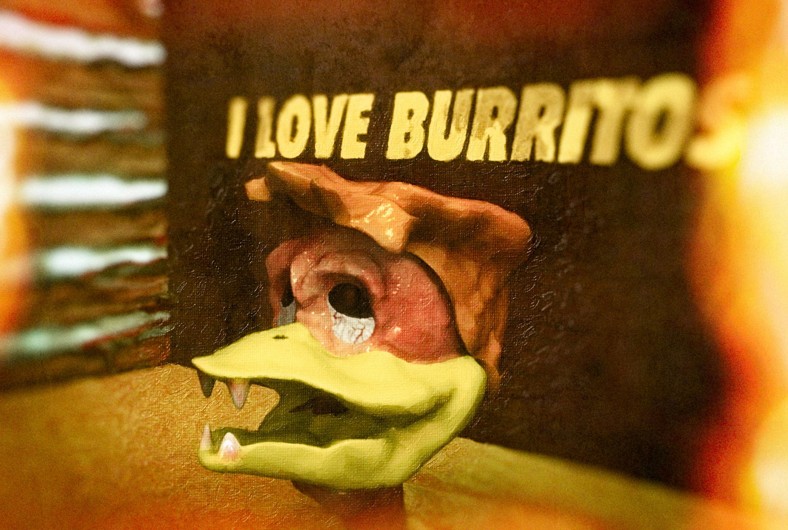 i love burritos...