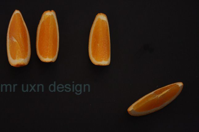 "I LOVE ORANGE" mr uxn design