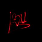 i love you - painting with light