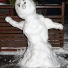 I made the snowman