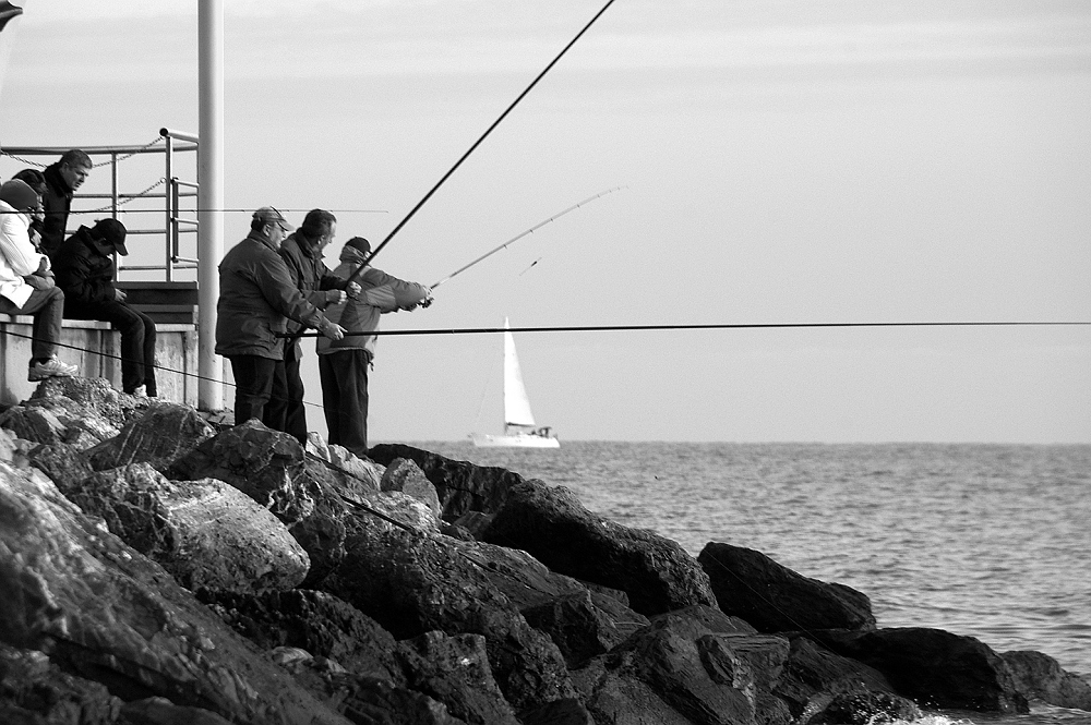 I pescatori e la vela