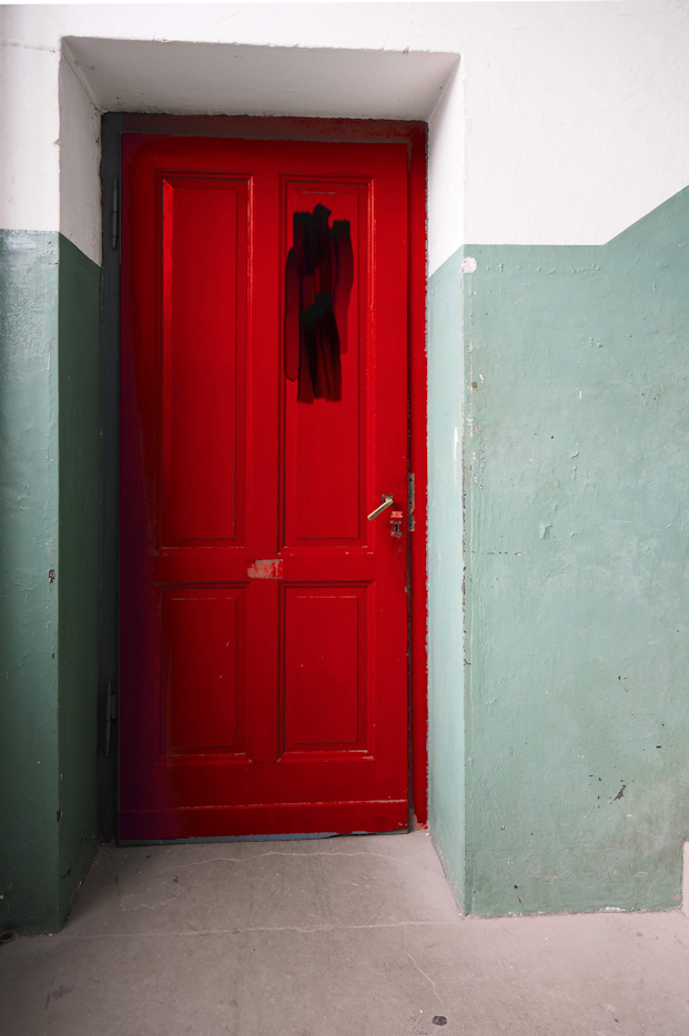 I see a red door.....