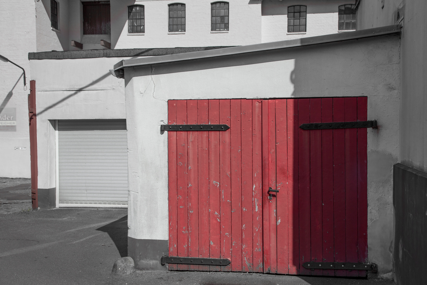 I see a red door and I want to paint it black! 