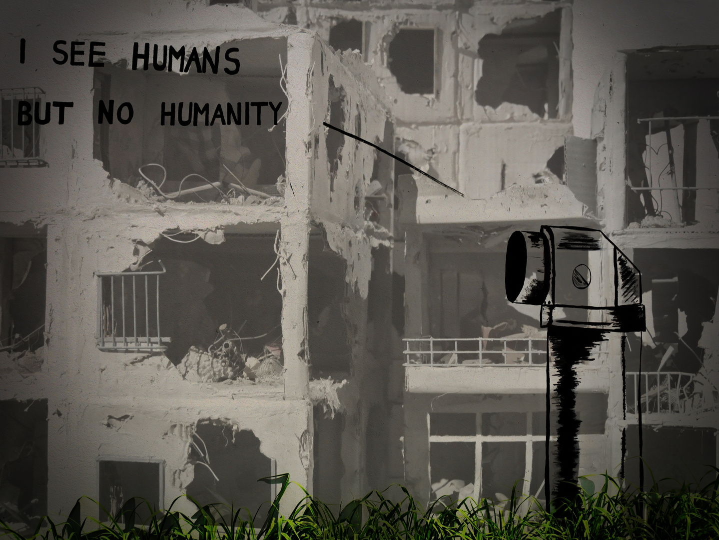 I see humans but no humanity