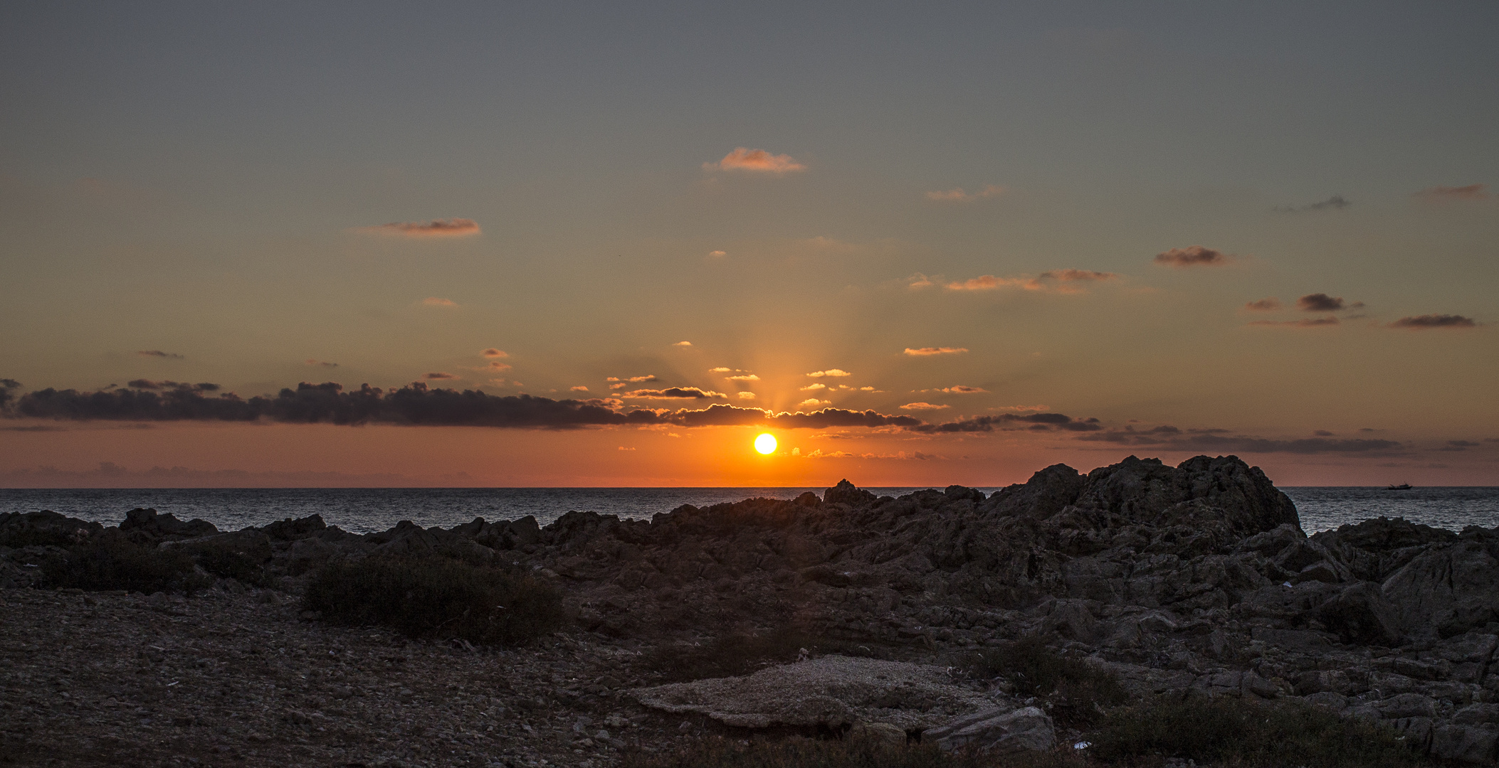 I tramonti così io li vedo solo quando sono a casa!