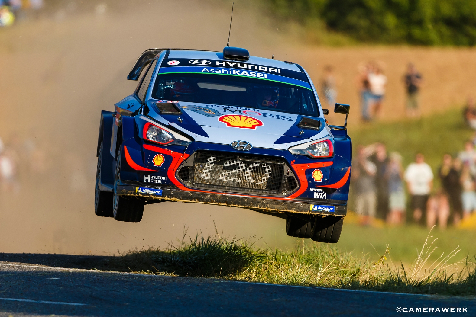 i20 WRC in the Air