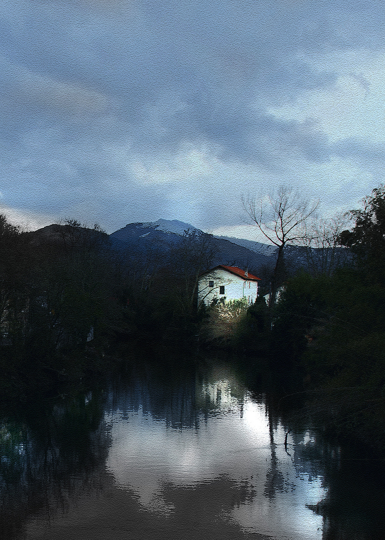 Ibaiaren gainean etxexoa(la casita del río)