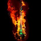 Ibanez Universe in Flammen