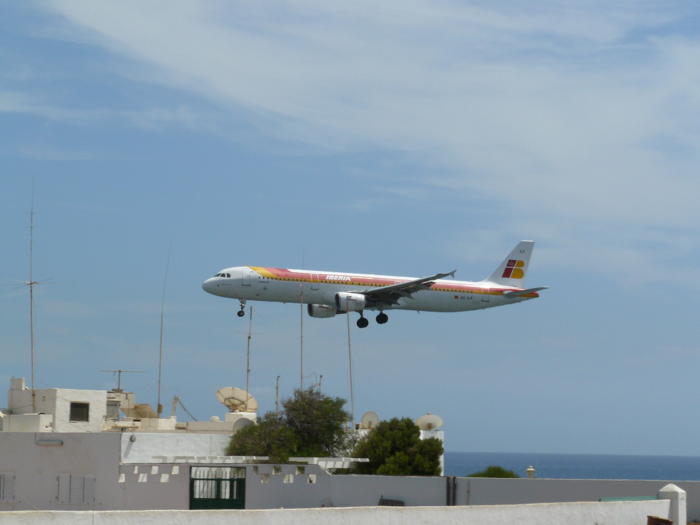 Iberia im Landeanflug