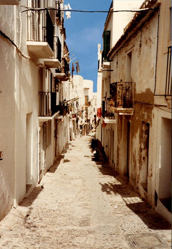 Ibiza 1986 - Siesta - ruhige Altstadtgassen (1)