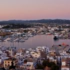 Ibiza / Blick von Dalt Vila auf das Viertel La Marina und den Hafen