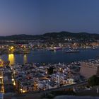 Ibiza City at blue hour